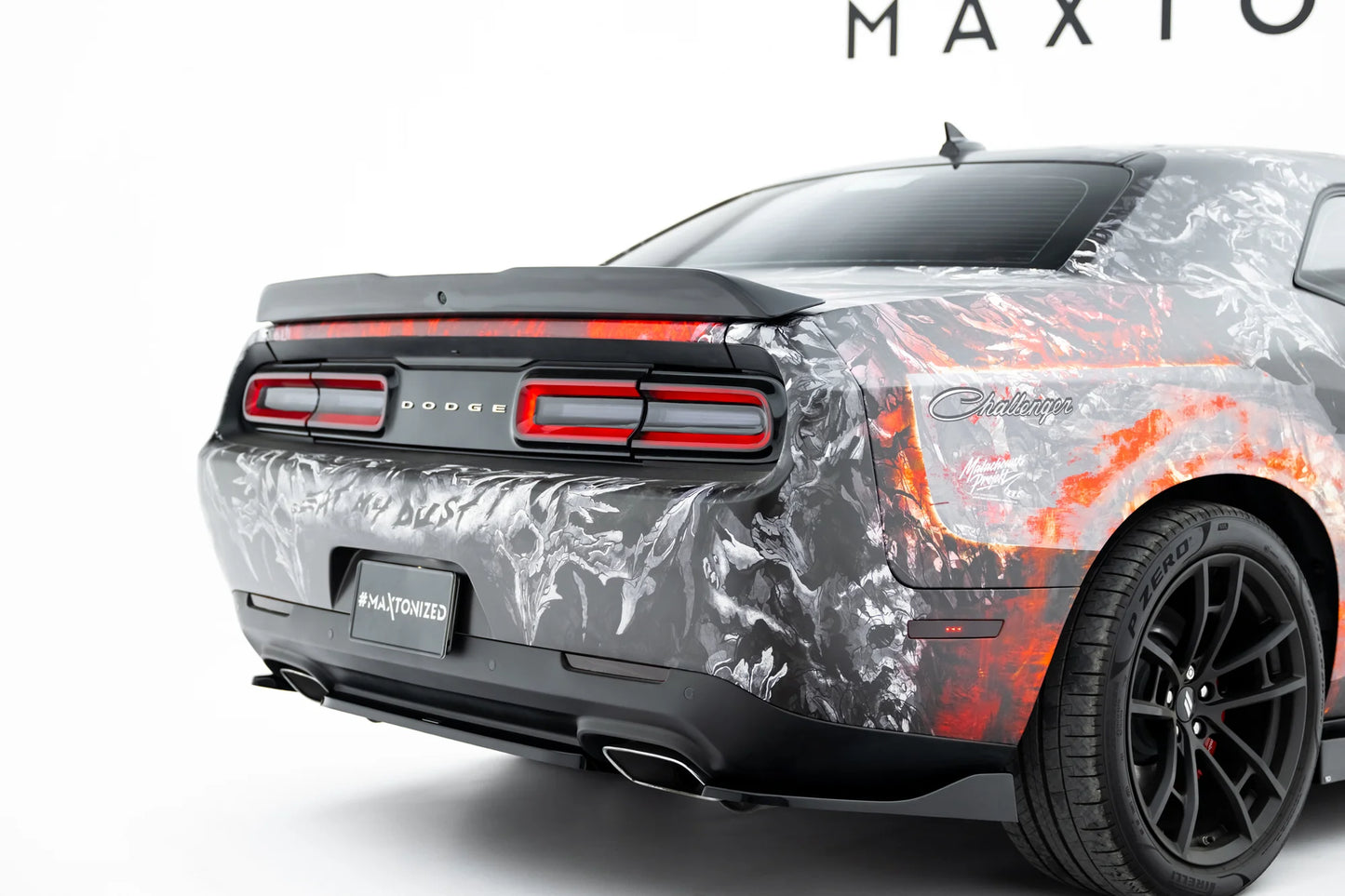 🔥ART.9155 SPLITTER POSTERIORE PER DODGE CHALLENGER GT Mk3 FACELIFT🔥