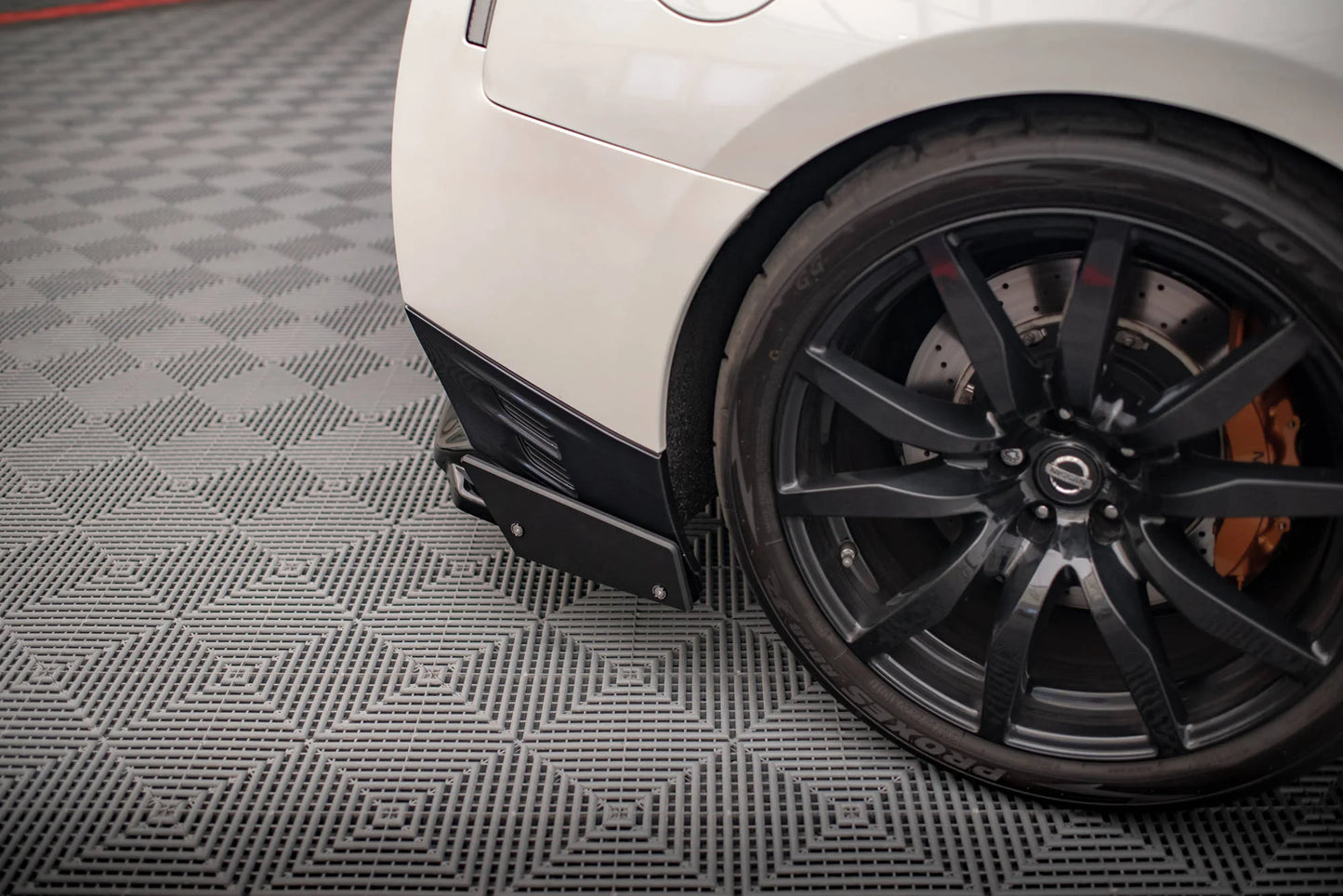 🔥ART.9413 SPLITTER POSTERIORE + ALETTE PER NISSAN GTR R35 FACELIFT🔥