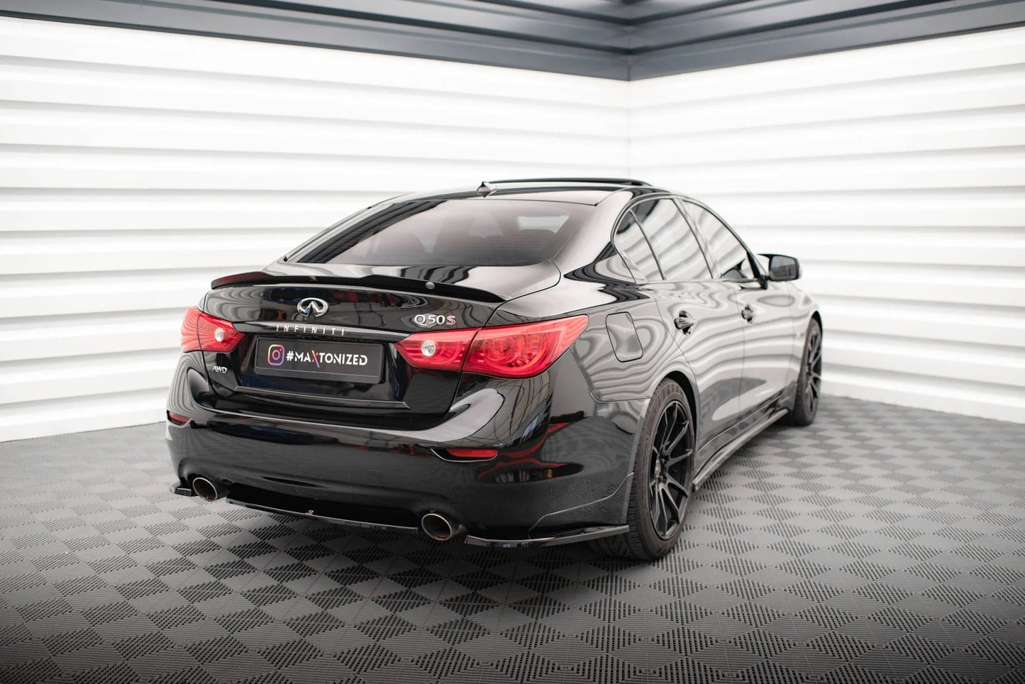 🔥ART.9256 SPLITTER POSTERIORE ADATTO PER INFINITI Q50 S Mk1🔥