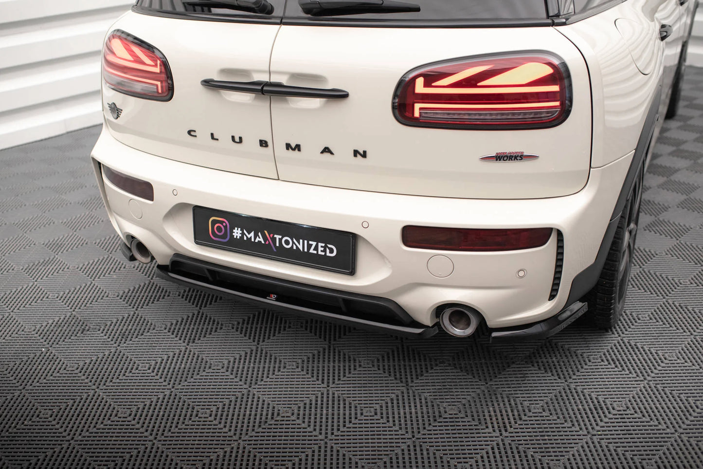 🔥ART.9161 SPLITTER POSTERIORE PER MINI COOPER CLUBMAN JOHN COOPER WORKS F54🔥