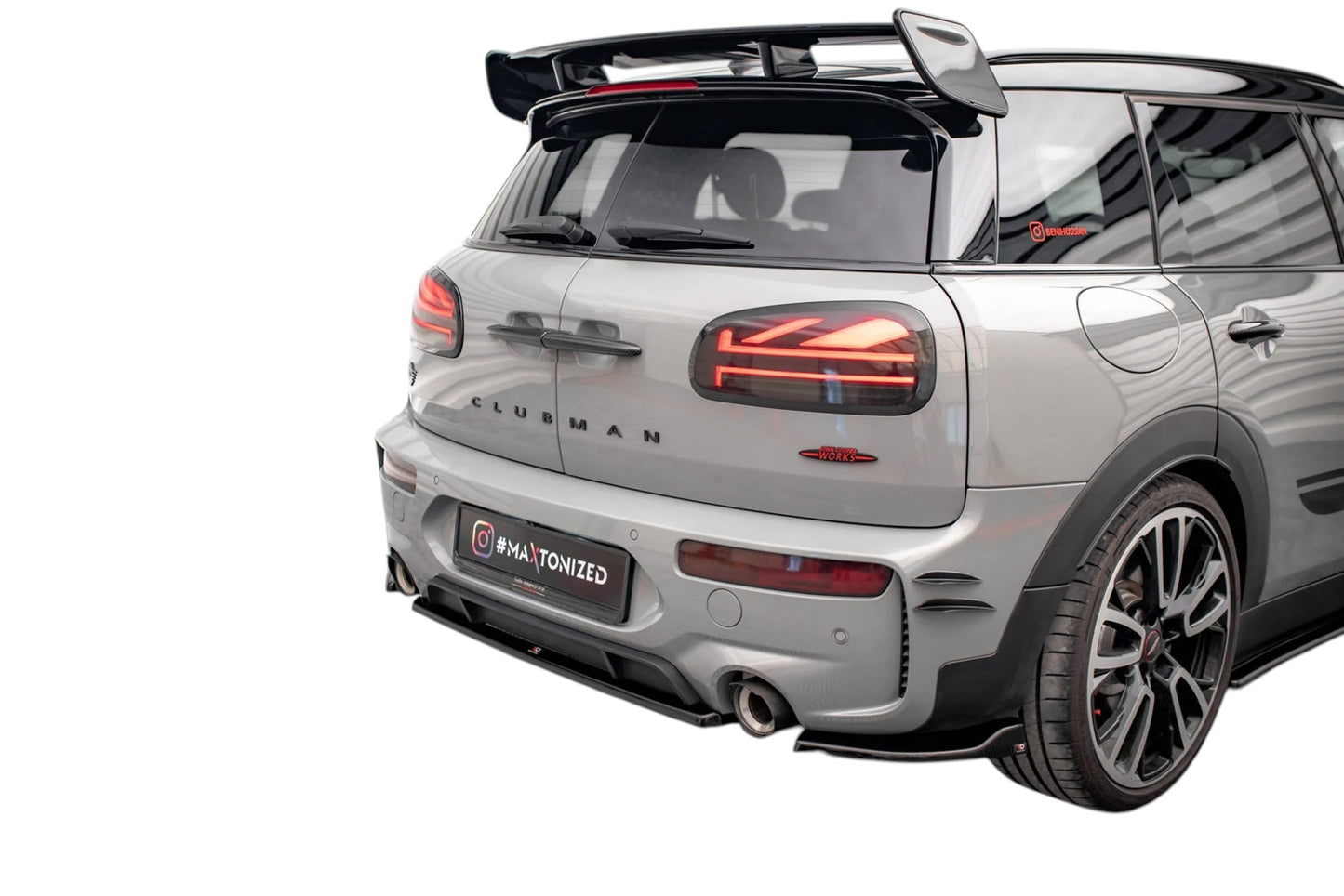 🔥ART.9158 SPLITTER POSTERIORE PER Mini COOPER CLUBMAN JOHN COOPER WORKS F54🔥
