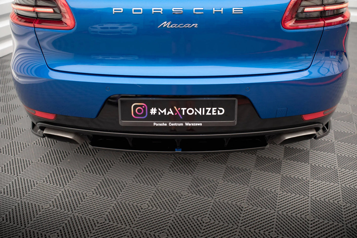🔥ART.9371 SPLITTER POSTERIORE ADATTO PER PORSCHE MACAN Mk1🔥