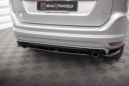 🔥ART.9247 SPLITTER POSTERIORE ADATTO PER VOLVO XC60 R-DESIGN Mk1 FACELIFT🔥