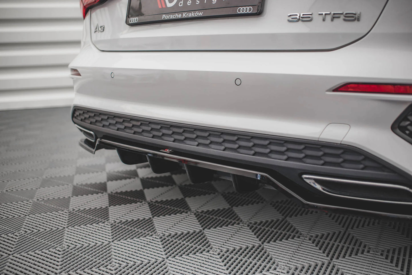 🔥ART.9171 SPLITTER POSTERIORE ADATTO PER  AUDI A3 S-LINE SPORTBACK 8Y🔥