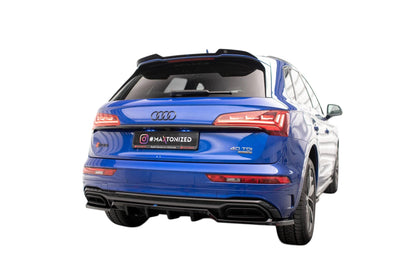 🔥ART.9128 SPLITTER POSTERIORE ADATTO PER AUDI Q5 S-LINE SUV Mk2 FACELIFT🔥