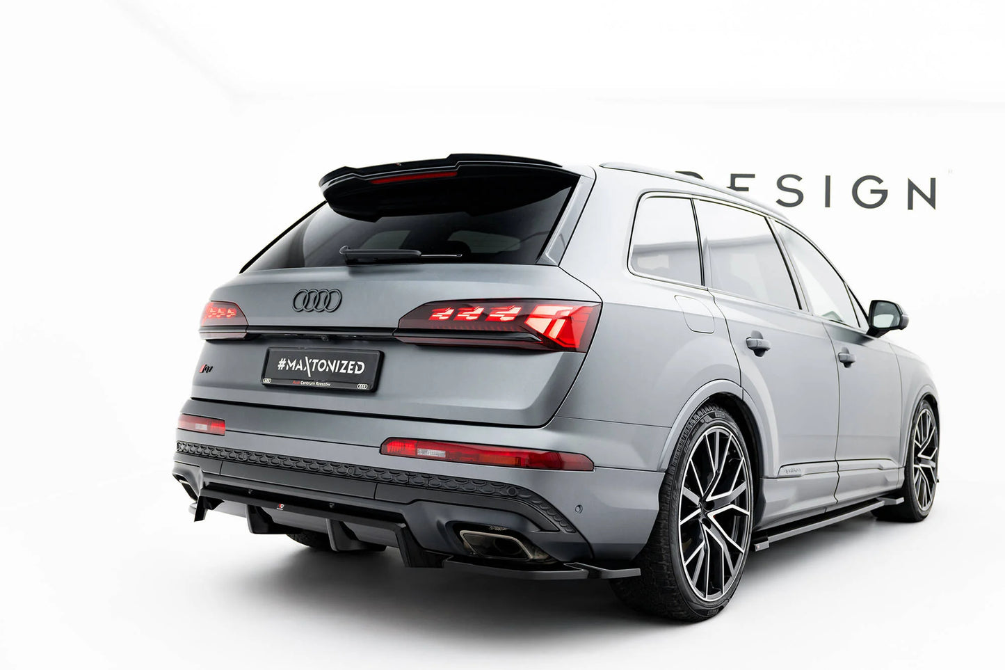 🔥ART.9308 SPLITTER POSTERIORE ADATTO PER AUDI Q7 S-LINE Mk2 FACELIFT 2🔥