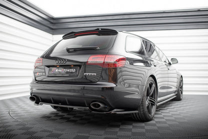 🔥ART.9130 SPLITTER POSTERIORE (CON BARRE VERTICALI) PER AUDI RS6 AVANT C6🔥