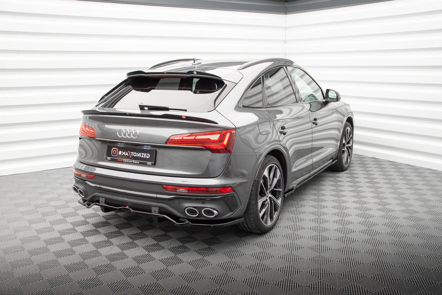 🔥ART.9126 SPLITTER POSTERIORE PER AUDI SQ5 / Q5 S-LINE SPORTBACK Mk2 FACELIFT🔥