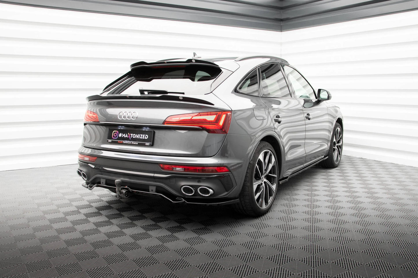 🔥ART.9126 SPLITTER POSTERIORE PER AUDI SQ5 / Q5 S-LINE SPORTBACK Mk2 FACELIFT🔥