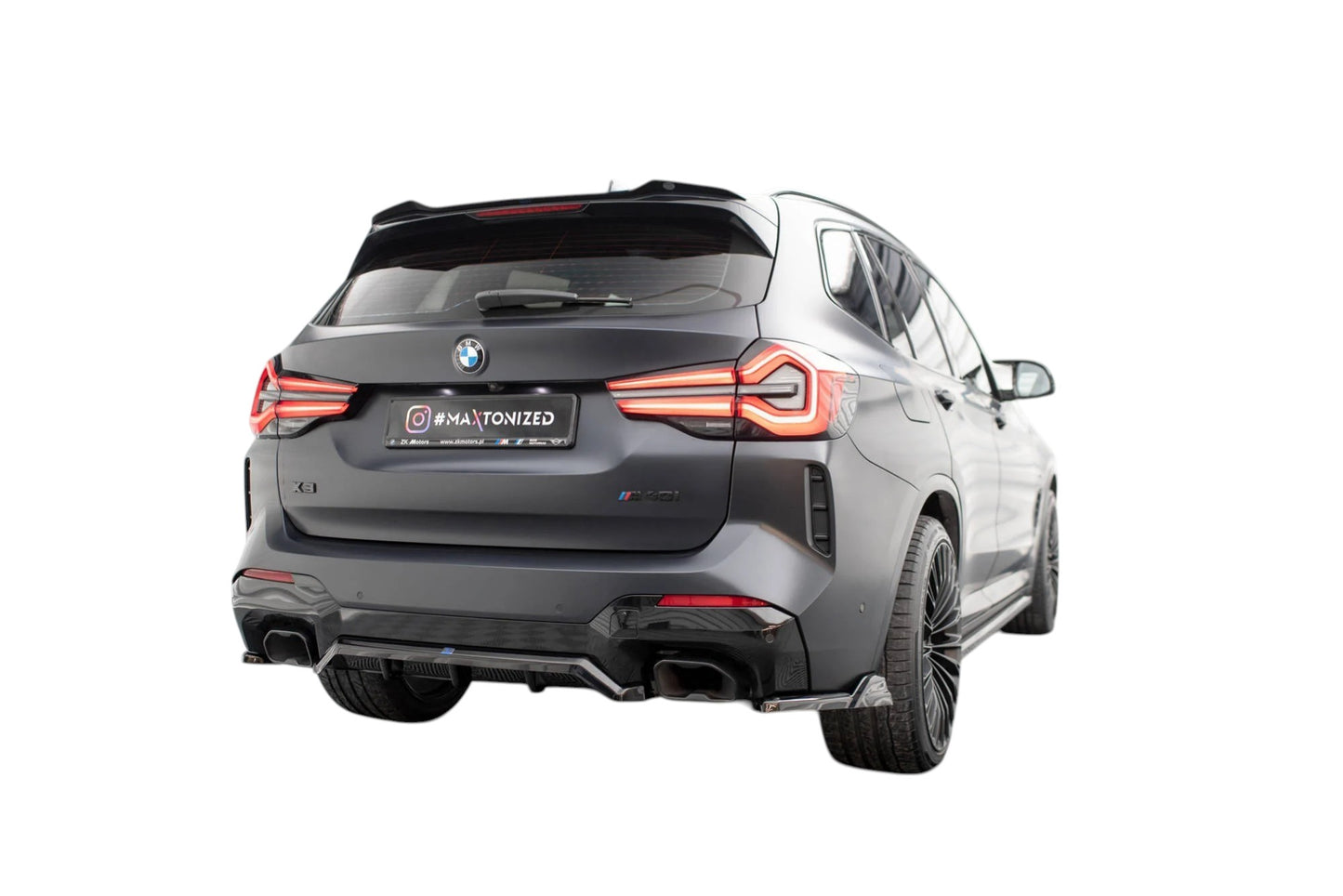 🔥ART.9110 SPLITTER POSTERIORE(CON BARRE VERTICALI) BMW X3 M-PACK G01 FACELIFT🔥