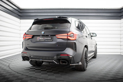 🔥ART.9110 SPLITTER POSTERIORE(CON BARRE VERTICALI) BMW X3 M-PACK G01 FACELIFT🔥