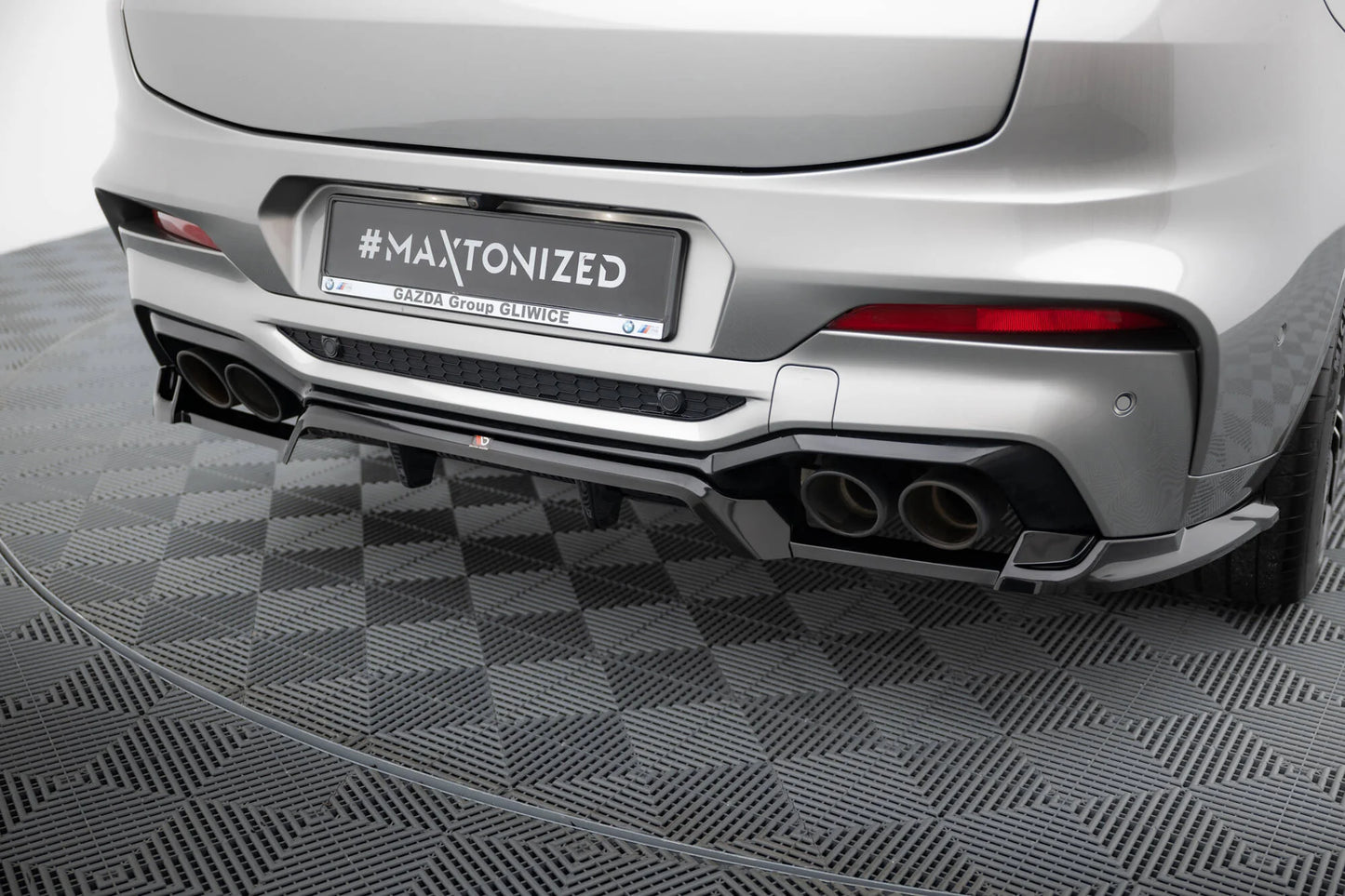 🔥ART.9197 SPLITTER POSTERIORE (CON BARRE VERTICAL) ADATTO PER BMW X4 M F98🔥