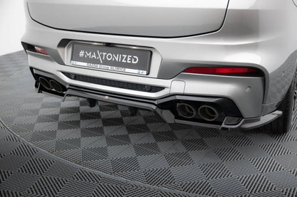 🔥ART.9197 SPLITTER POSTERIORE (CON BARRE VERTICAL) ADATTO PER BMW X4 M F98🔥