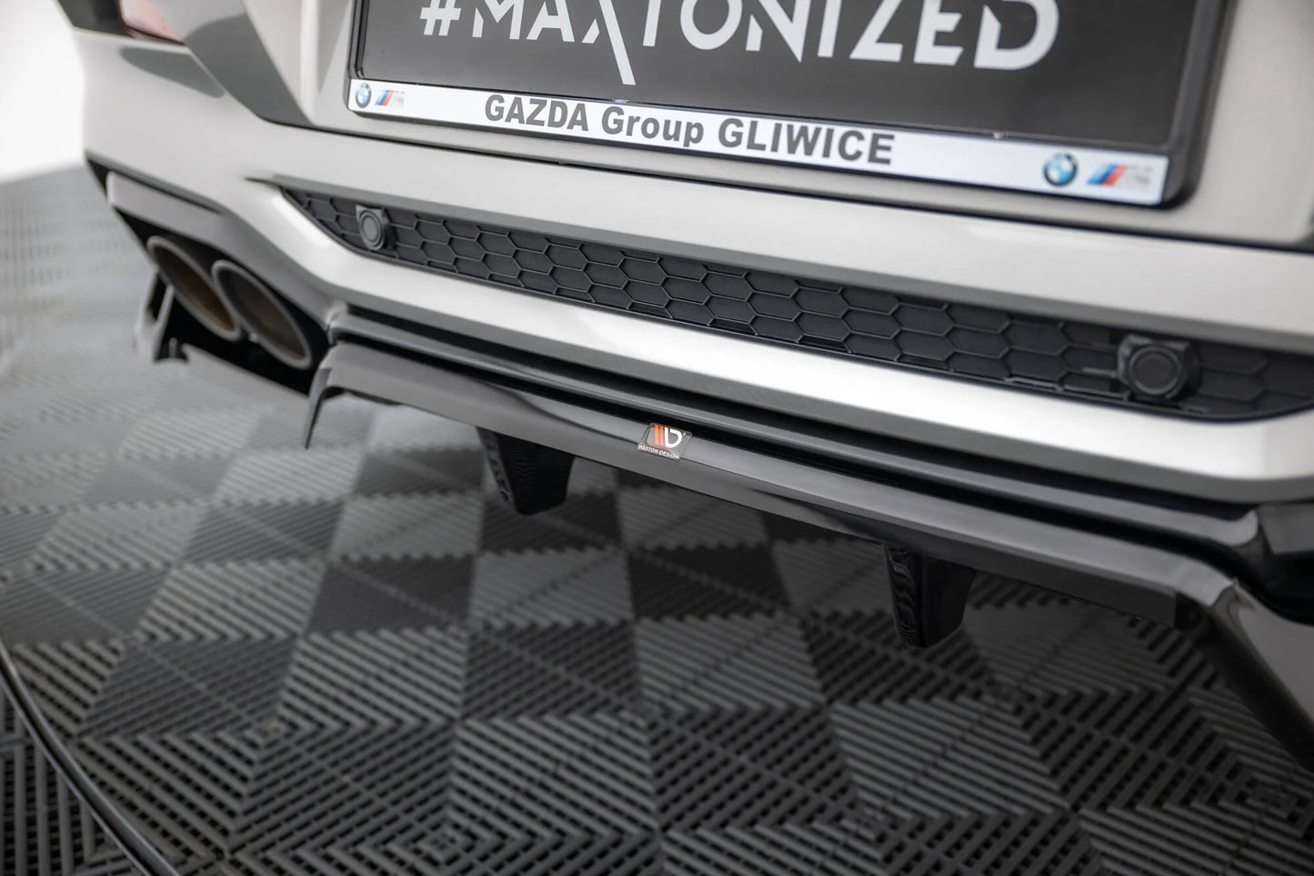 🔥ART.9197 SPLITTER POSTERIORE (CON BARRE VERTICAL) ADATTO PER BMW X4 M F98🔥