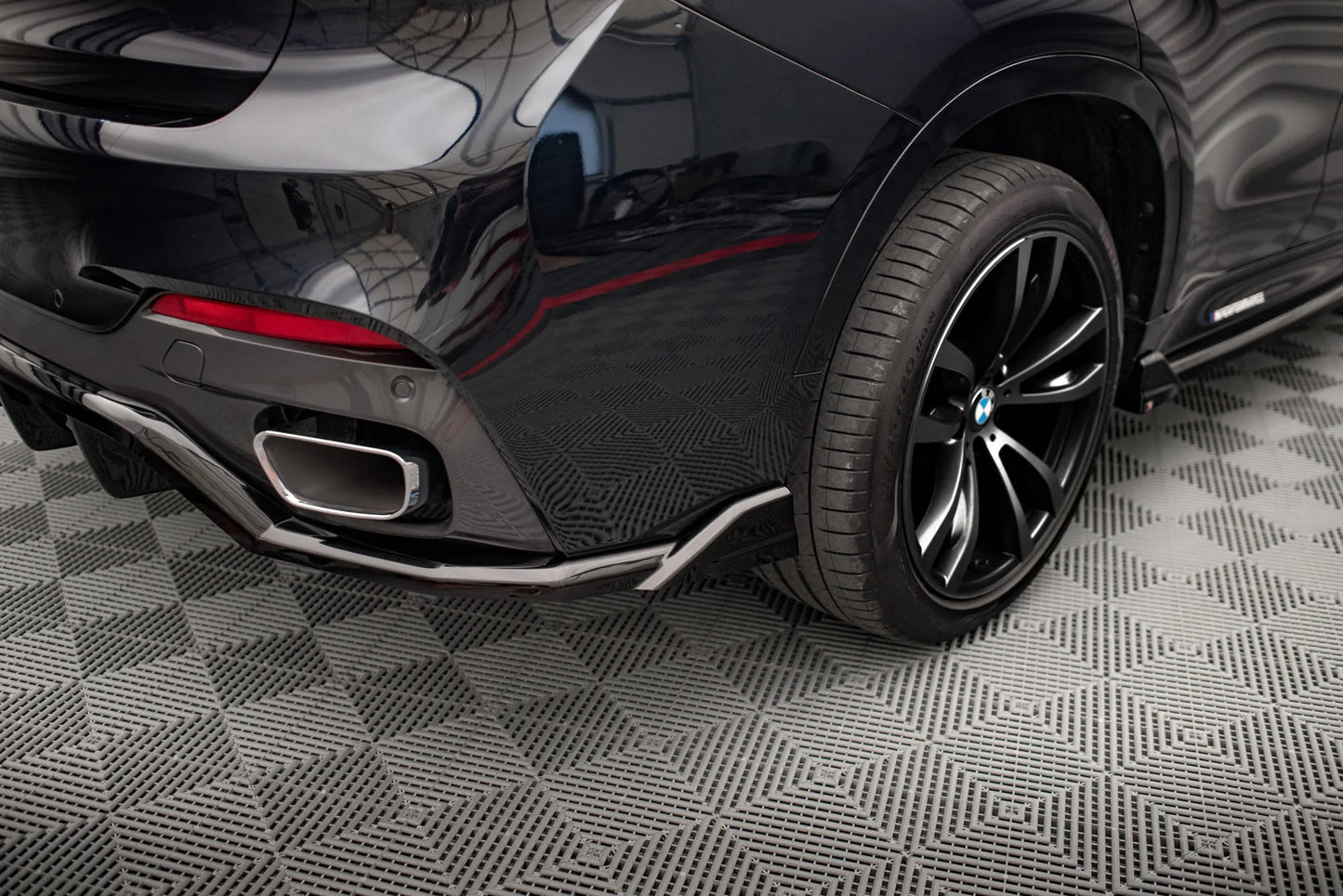 🔥ART.9426 SPLITTER POSTERIORE (CON BARRE VERTICALI) BMW X6 M-PACK F16🔥