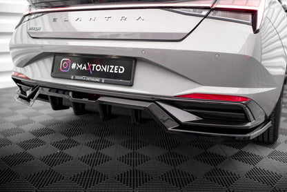 🔥ART.9312 SPLITTER POSTERIORE (CON BARRE VERTICALI) HYUNDAI ELANTRA Mk7🔥