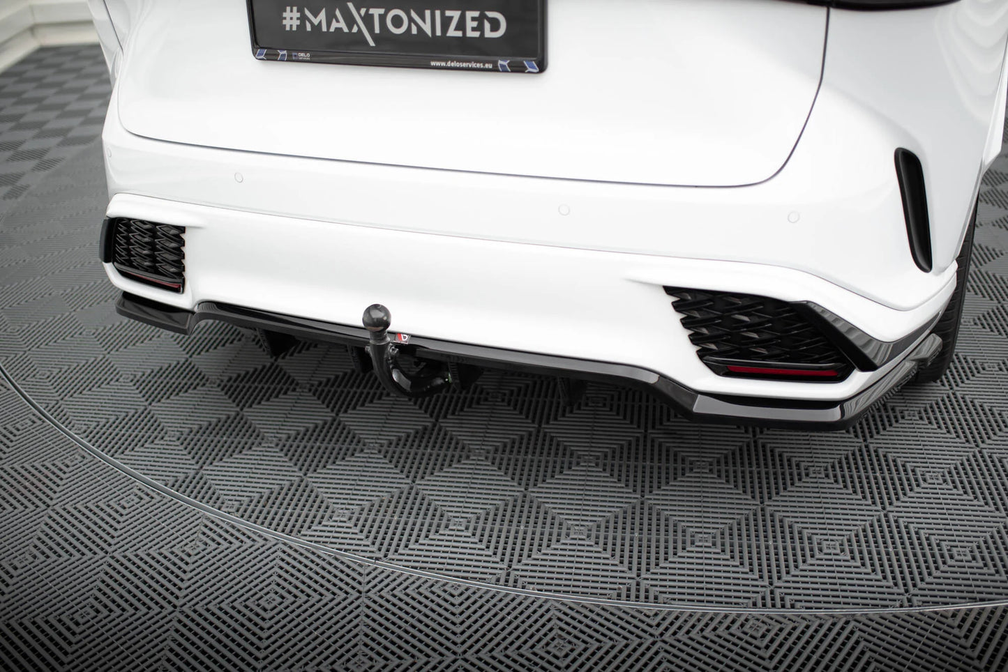 🔥ART.9234 SPLITTER POSTERIORE (CON BARRE VERTICALI) PER LEXUS RX F-SPORT Mk5🔥