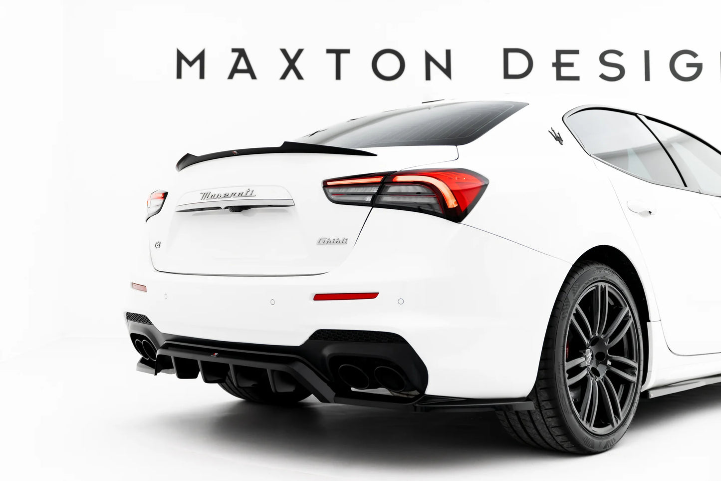 🔥ART.9186 SPLITTER POSTERIORE ADATTO PER MASERATI GHIBLI MODENA Mk3 FACELIFT🔥