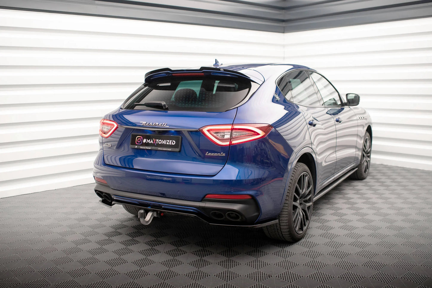 🔥ART.9243 SPLITTER POSTERIORE (CON BARRE VERTICALI) MASERATI LEVANTE GTS Mk1🔥