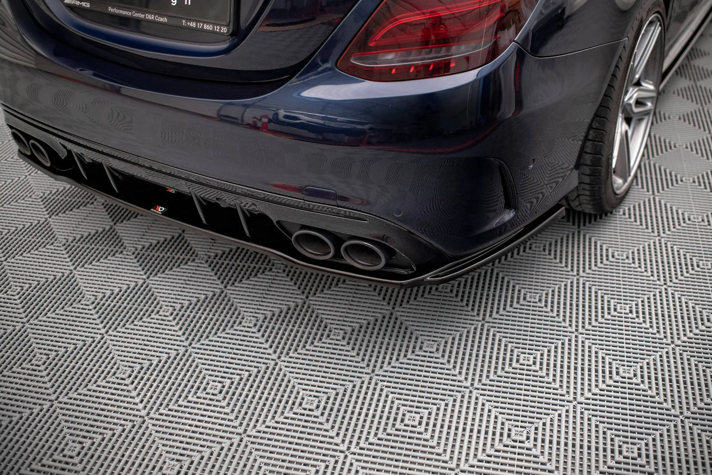 🔥ART.9252 SPLITTER POSTERIORE PER MERCEDES-AMG C 43 BERLINA W205 FACELIFT🔥