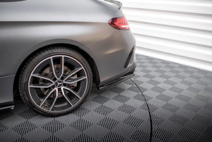 Splitter posteriore (con barre verticali) Mercedes-AMG C43 Coupé / Cabrio C205 Facelift / A205 Facelift