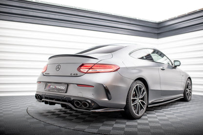 Splitter posteriore (con barre verticali) Mercedes-AMG C43 Coupé / Cabrio C205 Facelift / A205 Facelift