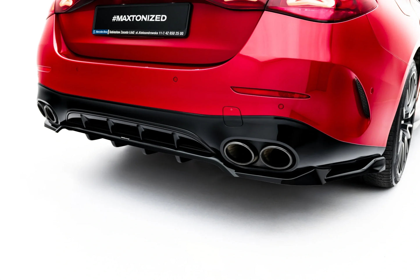 🔥ART.9096 SPLITTER POSTERIORE ADATTO PER MERCEDES-AMG E53 SEDAN / ESTATE W214🔥