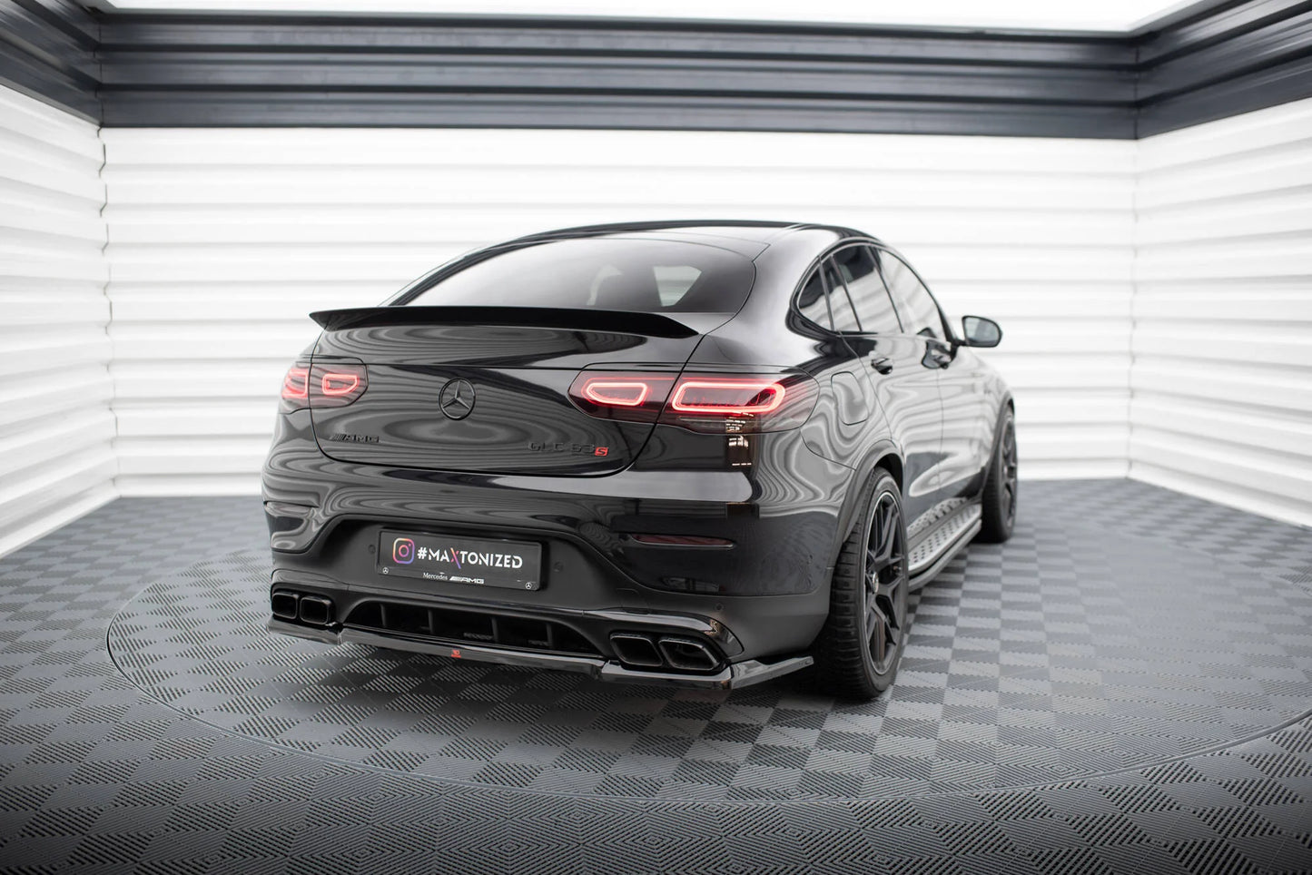 🔥ART.9220 SPLITTER POSTERIORE PER MERCEDES-AMG GLC 63 COUPE C253 FACELIFT🔥