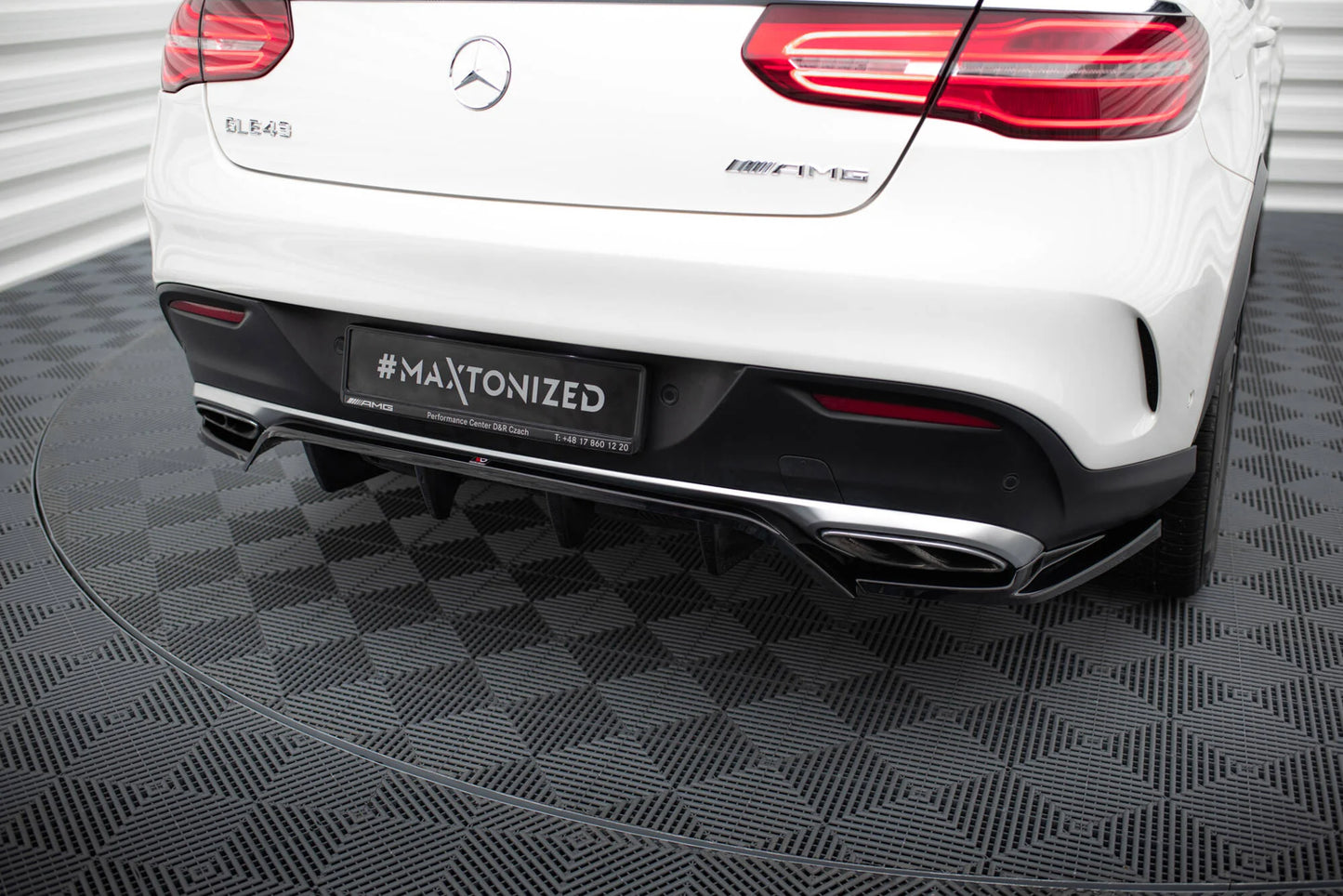 🔥ART.9227 SPLITTER POSTERIORE(BARRE VERTICALI) MERCEDES-AMG GLE 43 COUPE C292🔥