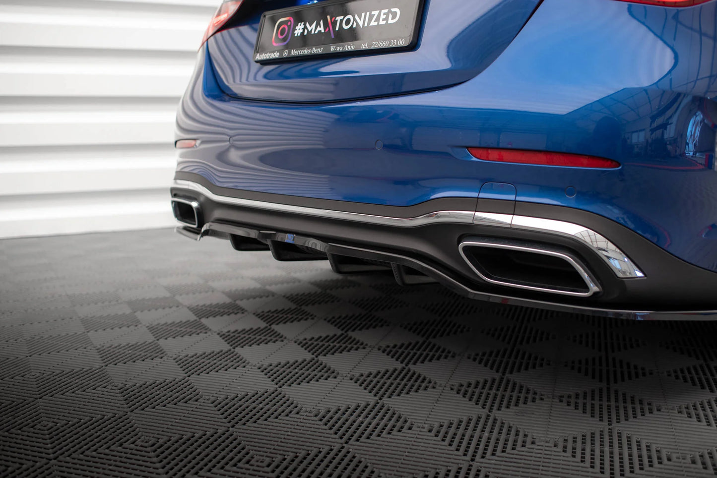 🔥ART.9260 SPLITTER POSTERIORE ADATTO PER MERCEDES-BENZ C AMG-LINE W206🔥