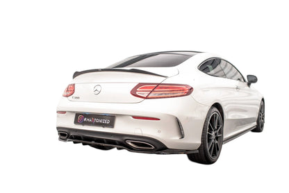 🔥ART.9163 SPLITTER POSTERIORE MERCEDES-BENZ C COUPE AMG-LINE C205 FACELIFT🔥