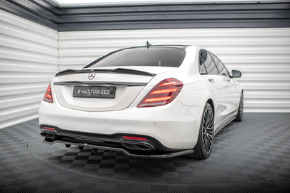 🔥ART.9210 SPLITTER POSTERIORE PER MERCEDES-BENZ S AMG-LINE W222 FACELIFT🔥