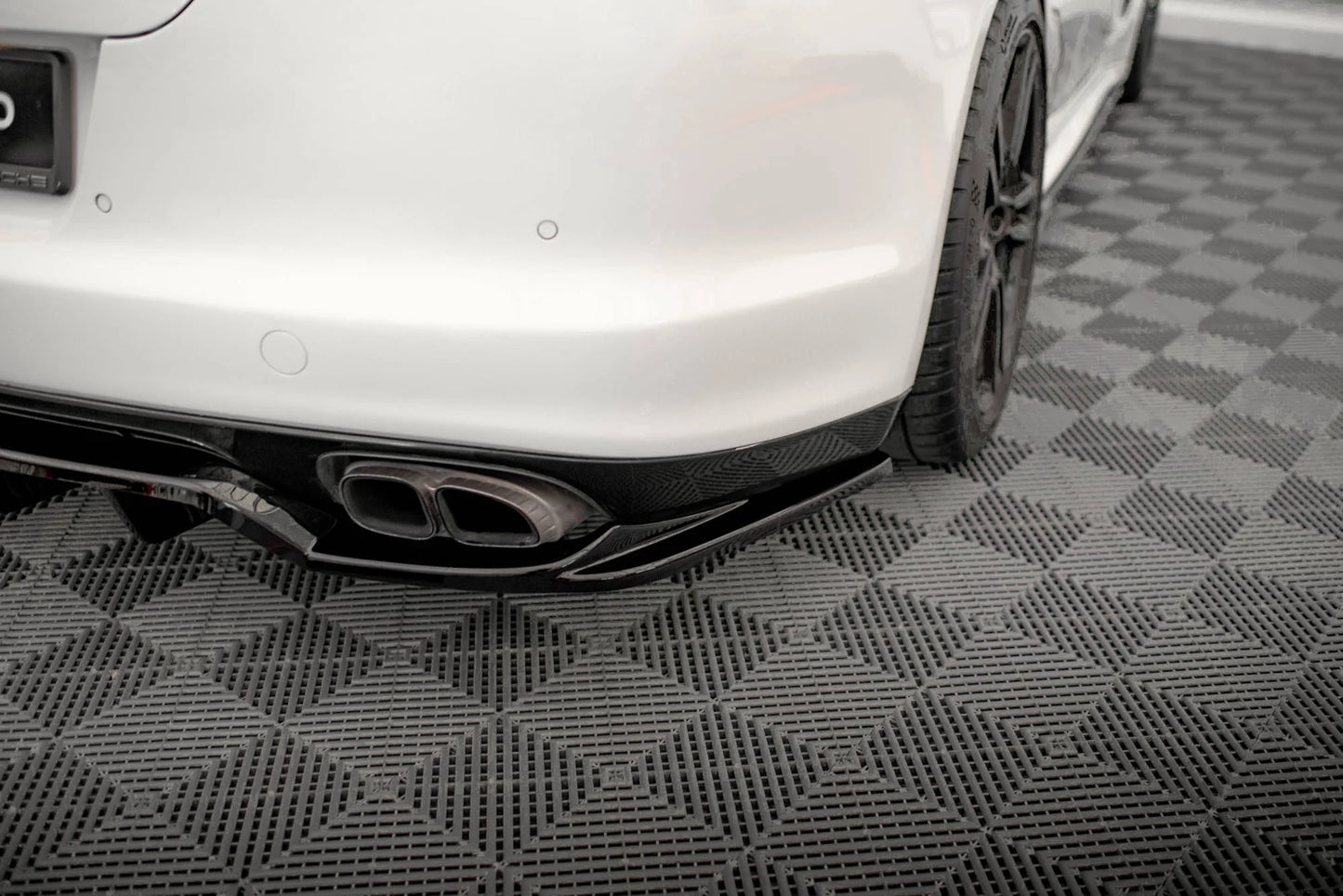 🔥ART.9374 SPLITTER POSTERIORE CON BARRE VERTICALI PORSCHE PANAMERA TURBO 970🔥