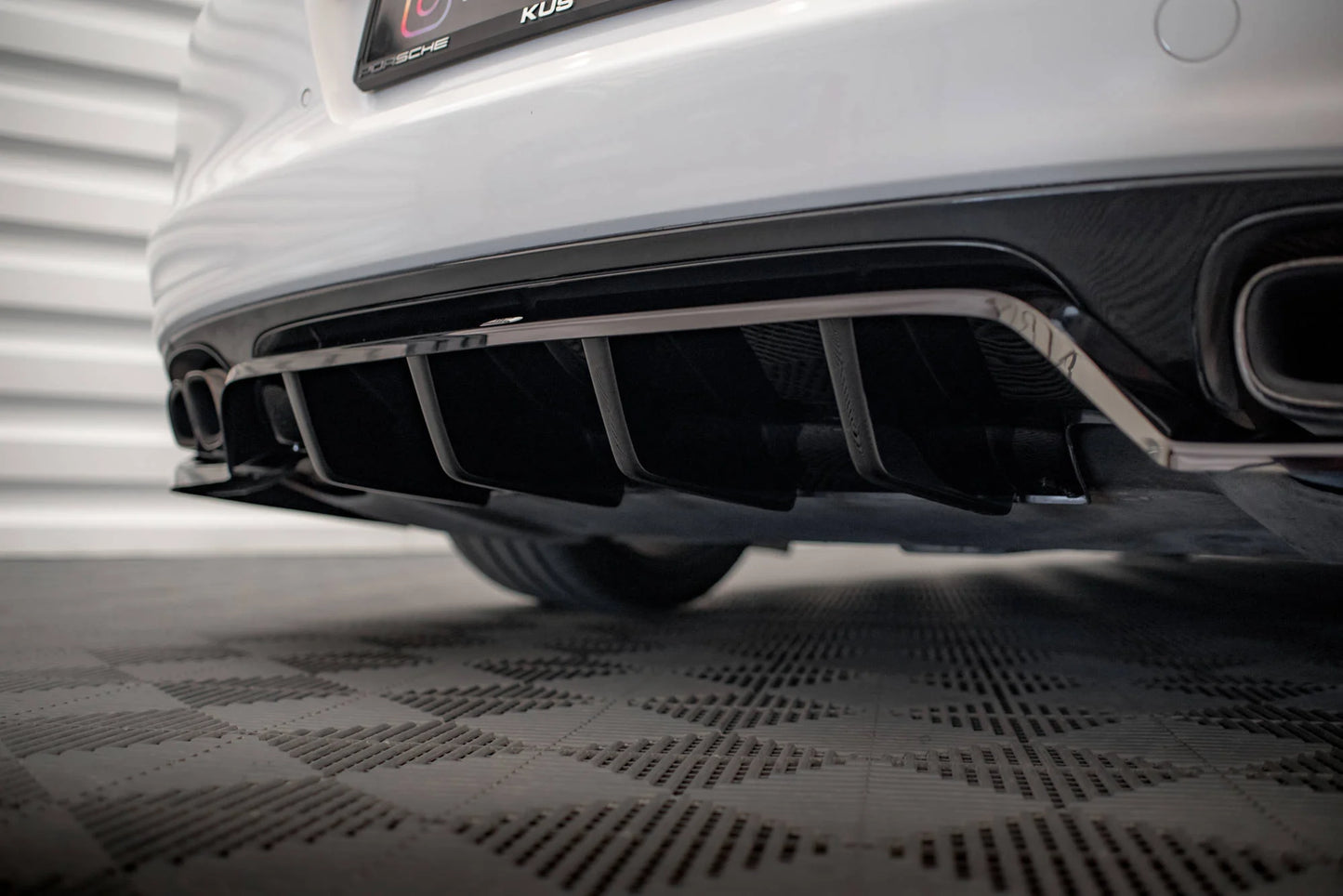 🔥ART.9374 SPLITTER POSTERIORE CON BARRE VERTICALI PORSCHE PANAMERA TURBO 970🔥