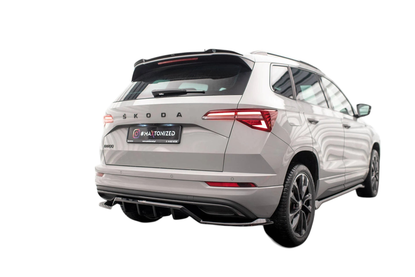 🔥ART.9141 SPLITTER POSTERIORE ADATTO PER SKODA KAROQ SPORTLINE Mk1 FACELIFT🔥