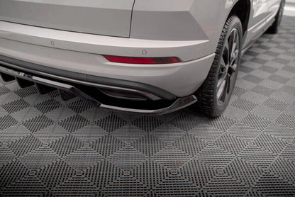 🔥ART.9141 SPLITTER POSTERIORE ADATTO PER SKODA KAROQ SPORTLINE Mk1 FACELIFT🔥