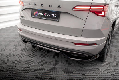 🔥ART.9141 SPLITTER POSTERIORE ADATTO PER SKODA KAROQ SPORTLINE Mk1 FACELIFT🔥