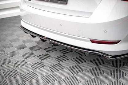 🔥ART.9173 SPLITTER POSTERIORE (CON BARRE VERTICALI) PER SKODA OCTAVIA Mk4🔥