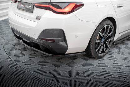 🔥ART.9118 SPLITTER POSTERIORE (CON BARRE VERTICALI) V.1 PER BMW i4 M-PACK G26🔥