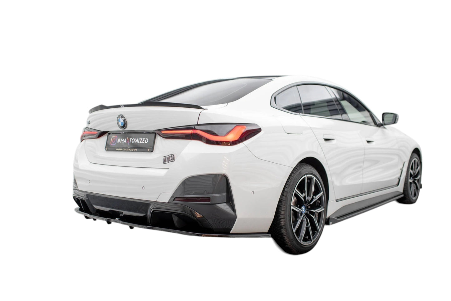 🔥ART.9118 SPLITTER POSTERIORE (CON BARRE VERTICALI) V.1 PER BMW i4 M-PACK G26🔥