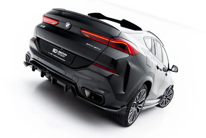 🔥ART.9203 SPLITTER POSTERIORE  V.2 ADATTO PER BMW X6 M-Pack G06 FACELIFT🔥
