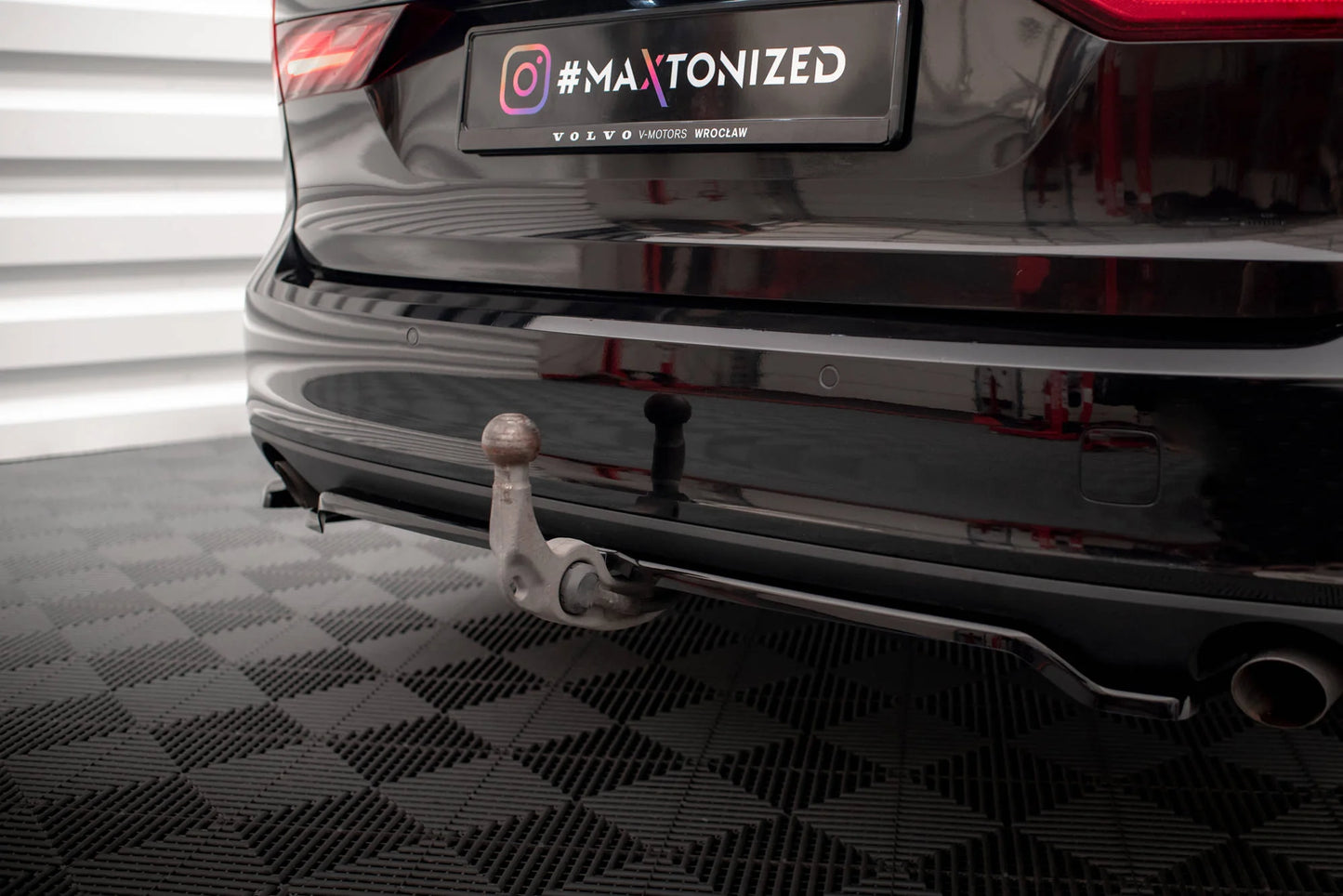 🔥ART.9160 SPLITTER POSTERIORE (CON BARRE VERTICALI) V.2 PER VOLVO V90 Mk2🔥