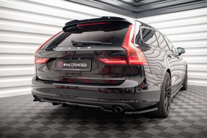 🔥ART.9160 SPLITTER POSTERIORE (CON BARRE VERTICALI) V.2 PER VOLVO V90 Mk2🔥