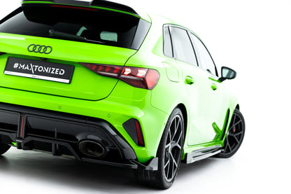 🔥ART.9369 SPLITTER POSTERIORE V.3 AUDI RS3 SPORTBACK 8Y FACELIFT🔥