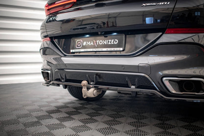 🔥ART.9239 SPLITTER POSTERIORE (CON BARRE VERTICALI) V.3 PER BMW X6 M-PACK G06🔥