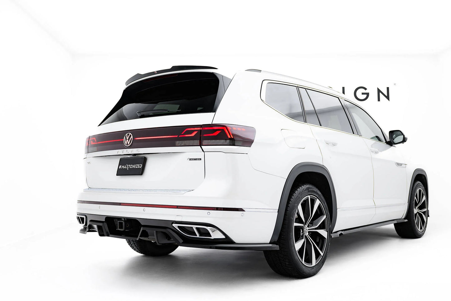 🔥ART.9063 SPLITTER POSTERIORE (CON BARRE VERTICALI) VW ATLAS R-LINE Mk1 🔥