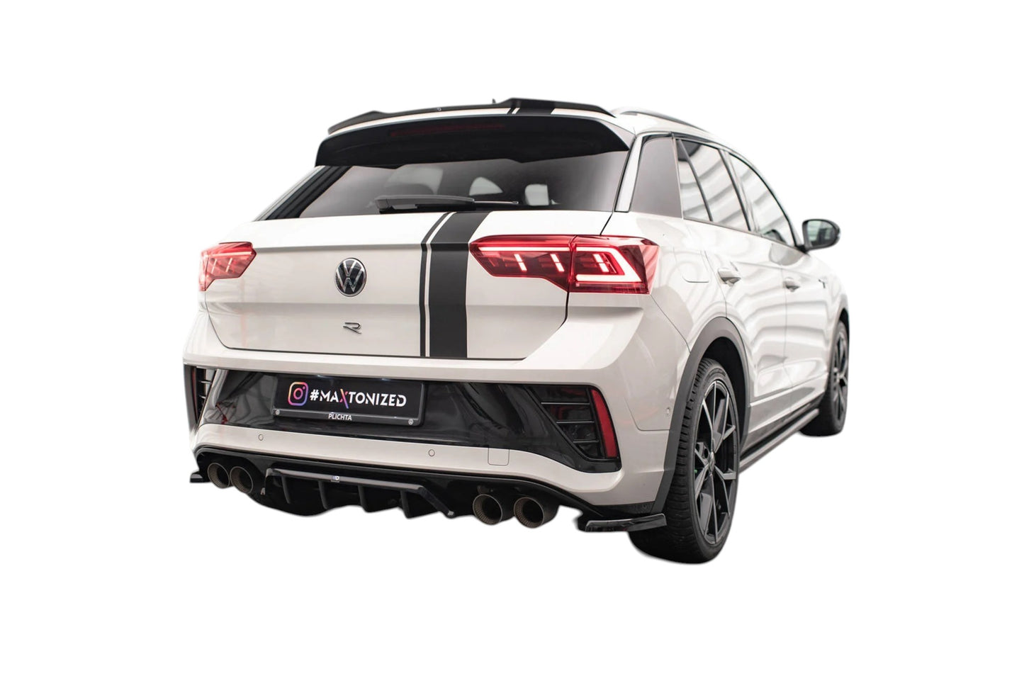 🔥ART.9140 SPLITTER POSTERIORE ADATTO PER VW T-ROC R / R-LINE MK1 FACELIFT🔥