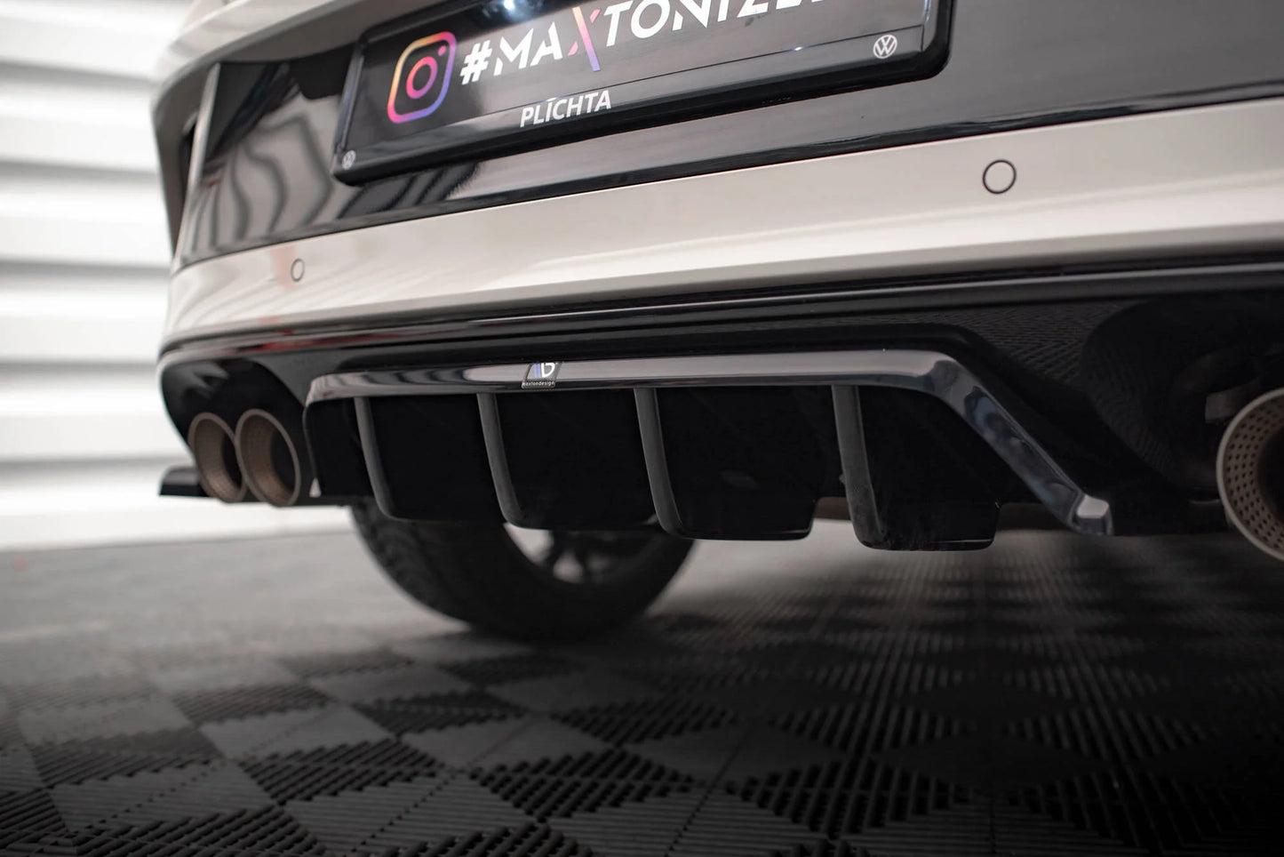 🔥ART.9140 SPLITTER POSTERIORE ADATTO PER VW T-ROC R / R-LINE MK1 FACELIFT🔥