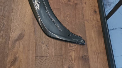 SPLITTER ADATTO PER BMW SERIE 6 F06 2013-2015 MSPORT LOOK NERO LUCIDO