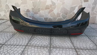 "USED" REAR BUMPER FOR MERCEDES-BENZ S-CLASS W222 GLOSSY BLACK LOOK 